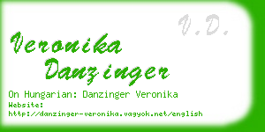 veronika danzinger business card